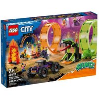 LEGO  Konstruktions Spielset LEGO  City 60339   Stuntz Stuntshow Doppellooping  Action Spielset ...