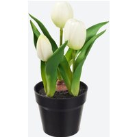 Kunstblume Tulpe im Topf  Ø ca. 9  Höhe ca. 23 cm