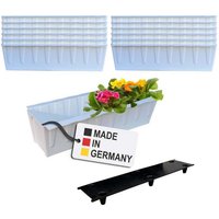 BURI Pflanzkübel Paletten Blumenkasten Einsatz An  & Einhängen Europalette Pflanzkasten  12 St 