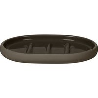 blomus Seifenschale  SONO  Elegante Seifenschale: Minimalistisches Design  Soft Touch  Breite: 10 cm  aus Keramik  Soft Touch  Keramik  Pflegeleicht  Stilvolles Design  10x13cm
