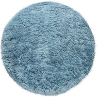 Paco Home Hochflor Teppich Akumal 930  rund  Höhe: 60 mm  Shaggy  besonders weich durch Softgarn  Uni Farben