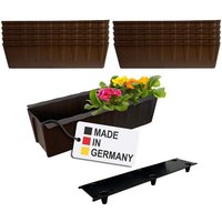 BURI Pflanzkübel Paletten Blumenkasten Einsatz An  & Einhängen Europalette Pflanzkasten  10 St 