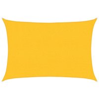 vidaXL Sonnensegel  Sonnensegel 160 g/m  Gelb 2 5x3 5 m HDPE