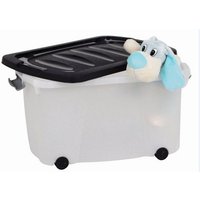 Spetebo Rollladenbox Rollbox 60 cm mit Griffen   Volumen ca. 45 Liter