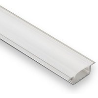 SO TECH  LED Stripe Profil 25 Stück LED Aluprofil 44  55  66 oder 99  Länge je 2 m  versch. Ausführungen  Abdeckung opal oder klar