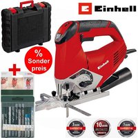 Einhell Pendelhubstichsäge TE JS 100 750W 4 Stufen Pendelhub Koffer 10x Bosch Stichägeblätter