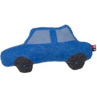 DAVID FUSSENEGGER Dekokissen Kissen gefüllt Juwel Auto 14 x 26 cm Blau