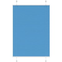 vidaXL Plissee  Plissee Blau 95x100 cm Stoffbreite 94 4 cm Polyester