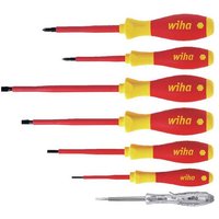 Wiha Schraubendreher   7 St   Satz VDE Schlitz/PH 7 teillig