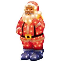 KONSTSMIDE Weihnachtsfigur 6247 103 LED Acryl Weihnachtsmann 104er warmweiß 24V 55x28 5cm