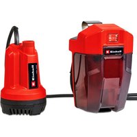 Einhell Tauchpumpe EINHELL Akku Klarwasserpumpe GE SP 18 Li   Solo