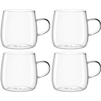 LEONARDO Tasse  Kalk Natron Glas  Spülmaschinenfest  Mikrowellengeeignet