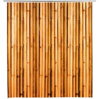 WENKO Duschvorhang Bambusa Breite 180 cm  Höhe 200 cm