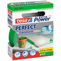 tesa Klebeband tesa  extra Power  Perfect 56341 Gewebeband grün 19mm x 2 75m