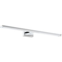 EGLO LED Spiegelleuchte Pandella 1  Leuchtmittel inklusive  Wand /Deckenleuchte   L60 x H4 x AL12 cm   chrom  silber   11W inkl.