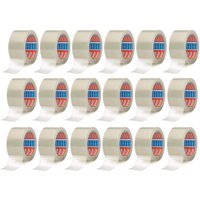 tesa Klebeband 18x tesa Packband 64014 PP transparent 50 mm x 66 m
