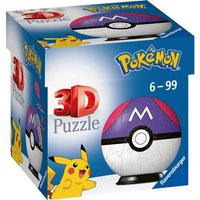 Ravensburger 3D Puzzle 54 Teile 3D Puzzle Ball Pokemon Meisterball 11564  54 Puzzleteile
