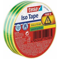 tesa Isolierband Iso Tape Isolierband grün 15 0 mm x 10 0 m 1 Rolle