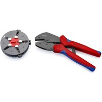 Knipex Crimpzange KNIPEX 97 33 01 Crimpzange MultiCrimp  Länge 250 mm 3 Wechseleinsät