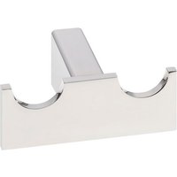 SO TECH  Handtuchhaken BOSTON Länge 76 mm x Höhe 30 mm x Tiefe 55 mm  für 2 Handtücher  Schrankmontage  Wandmontage  Edelstahl poliert
