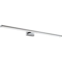 EGLO LED Spiegelleuchte Pandella 1  Leuchtmittel inklusive  Wand /Deckenleuchte   L78 x H4 x AL12 cm   chrom  silber   14W inkl.