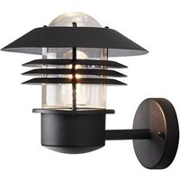 KONSTSMIDE LED Außen Wandleuchte 7302 750 Alu Wandleuchte MODENA E27 schwarz