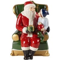Festliche Dekofigur Christmas Toys Santa auf Sessel