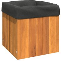 vidaXL Pflanzkübel Pflanzkübel 25x25x25 cm Massivholz Akazie
