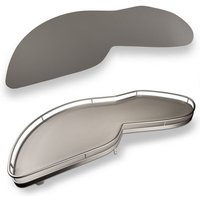 SO TECH  Schubladeneinsatz SET Antirutschmatte Orga Grip silbergrau  für LeMans mit Türbreite 45   60 cm