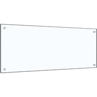 vidaXL Küchenrückwand Küchenrückwand Transparent 10040 cm Hartglas Nieschenverkleidung Sprit