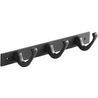 SO TECH  Hakenleiste Blackline FORTE schwarz pulverbeschichtet   1 St   Länge 257 mm mit 3 Haken