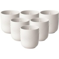 Villeroy & Boch Duftkerze Manufacture Collier Blanc Duftkerzen Perle Sparkle  6 tlg 