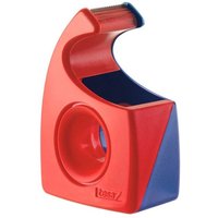 tesa Klebeband 1 Easy Cut Hand Abroller unbefüllt   rot/blau