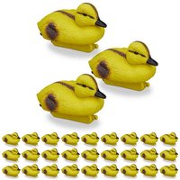 relaxdays Gartenfigur 30 x Teichente Küken