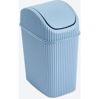 Kosmetik Abfalleimer mit Rillen  ca. 17 5x11x23cm