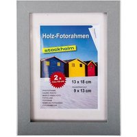 BURI Bilderrahmen Holz Fotorahmen 13x18cm 2er Pack versch. Farben Bilderrahmen Rahmen Bi   2 St 