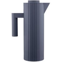 Alessi Isolierkanne Plisse Grau 1000 ml  1 l