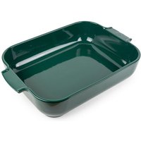 PEUGEOT Auflaufform APPOLIA Keramik 40cm Rechteckig Waldgrün Spülmasch  Keramik  Keramik