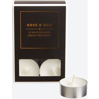 Teelicht mit Duft Rose & Oud  12er Pack