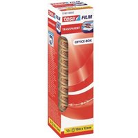 tesa Klebeband film transparent  12 Rollen  12mm x 10m  Office Box