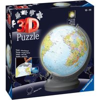 Ravensburger 3D Puzzle 540 Teile 3D Puzzle Ball Globus mit Licht 11549  540 Puzzleteile