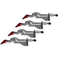 SO TECH  Klemmen Klemmhalter Kniehebelspanner Schnellspanner Kniehebelklemme   4 St   Knebelklemme Haltekraft bis zu 90 kg 190 