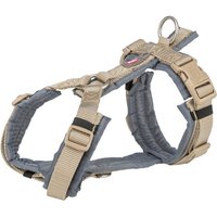 TRIXIE Hunde Geschirr Premium Trekking Geschirr sand/grafit