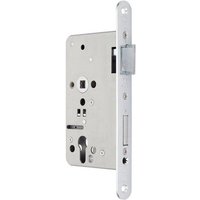 SO TECH  Einsteckschloss BKS Panikschloss mit Rettungsfunktion D B 1201  Stulp 24 mm  für Profilzylinder  PZ    Dornmaß 65 mm  DIN Rechts  Entfernung 72 mm  Lochung Vierkant 9 mm  2 tourig