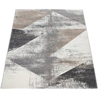 Paco Home Teppich Mero 102  rechteckig  Höhe: 16 mm  Kurzflor  modernes Design  Pastell Farben  Used Optik