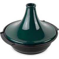 PEUGEOT Auflaufform Tagine ATLAS 30cm Waldgrün Dampfgarer Aluminium Keramikdeckel Induktio