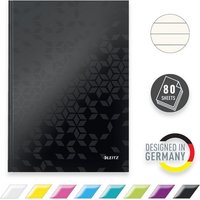 LEITZ Notizbuch WOW A4 liniert  Schreibheft mit Hardcover