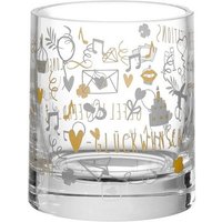 LEONARDO Teelichthalter Tischlicht EMOZIONE Glückwunsch  Set  1 St   Teelichthalter Windlicht Glas