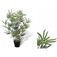 Künstliche Zimmerpflanze Künstlicher Bambusbaum mit Topf 80 cm Pflanze realistisch echt  vidaXL  Höhe 0 cm
