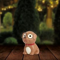 Solar Tierfigur mit Leuchtaugen  Höhe ca. 13 cm